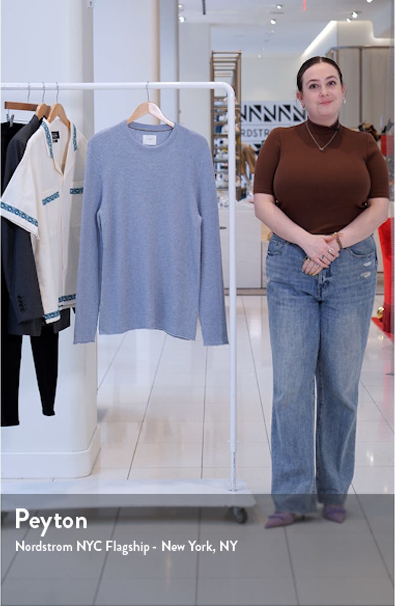 Men's Mini Waffle Crewneck T-Shirt, sales video thumbnail