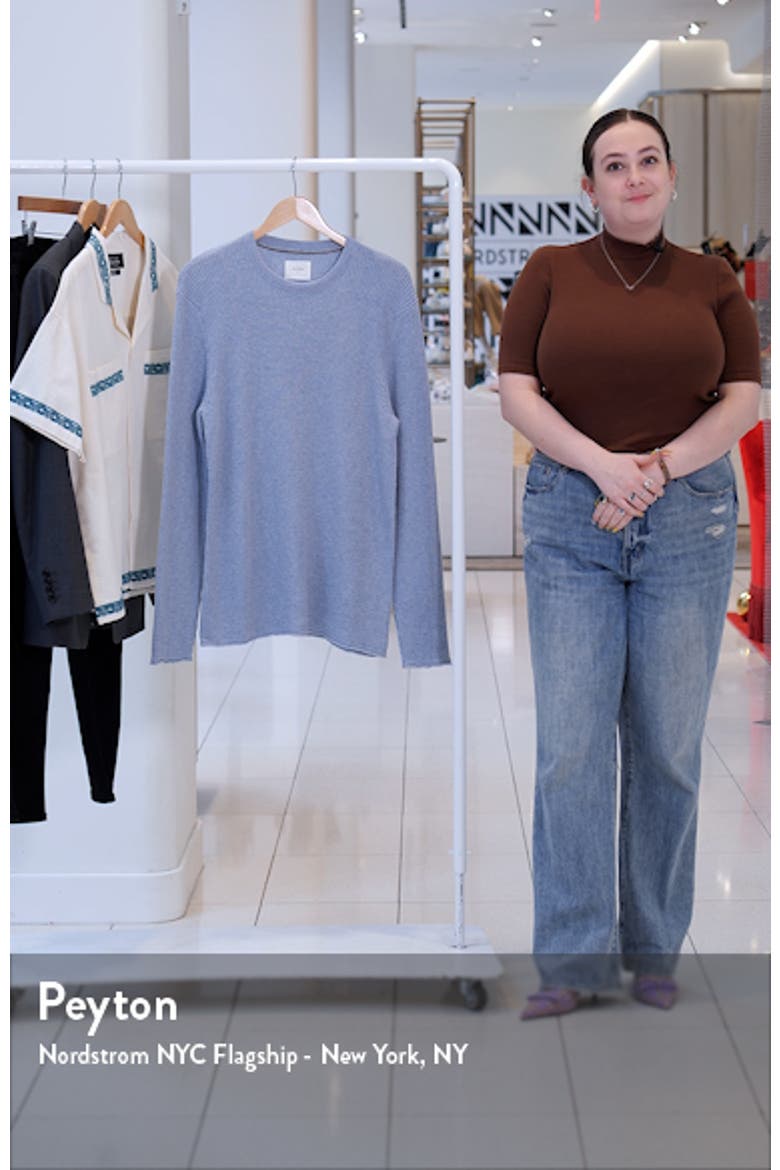 Men's Mini Waffle Crewneck T-Shirt video