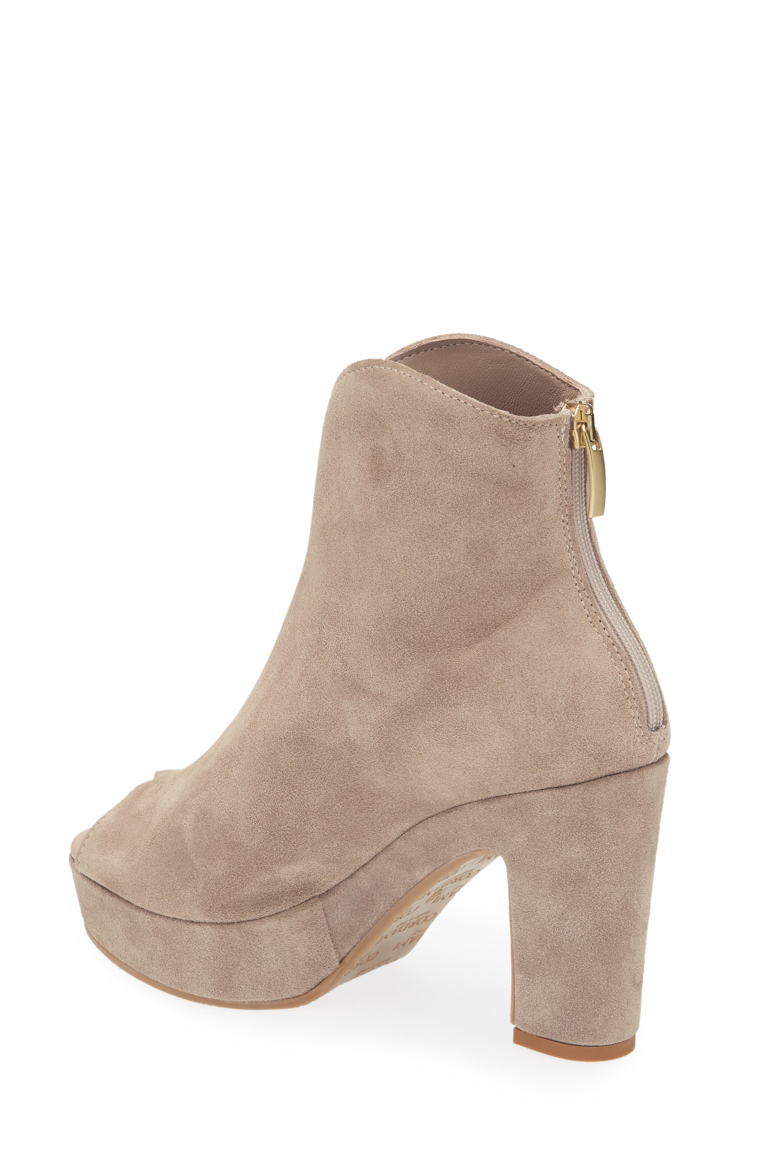 Tabbi Peep Toe Bootie, Alternate, color, CORDA SUEDE