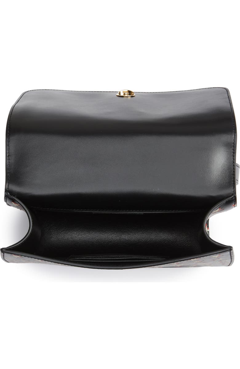 Saint Laurent Small Spontini Star Print Leather Crossbody Bag, Alternate, color,