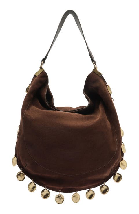 Kira Large Leather Hobo Bag