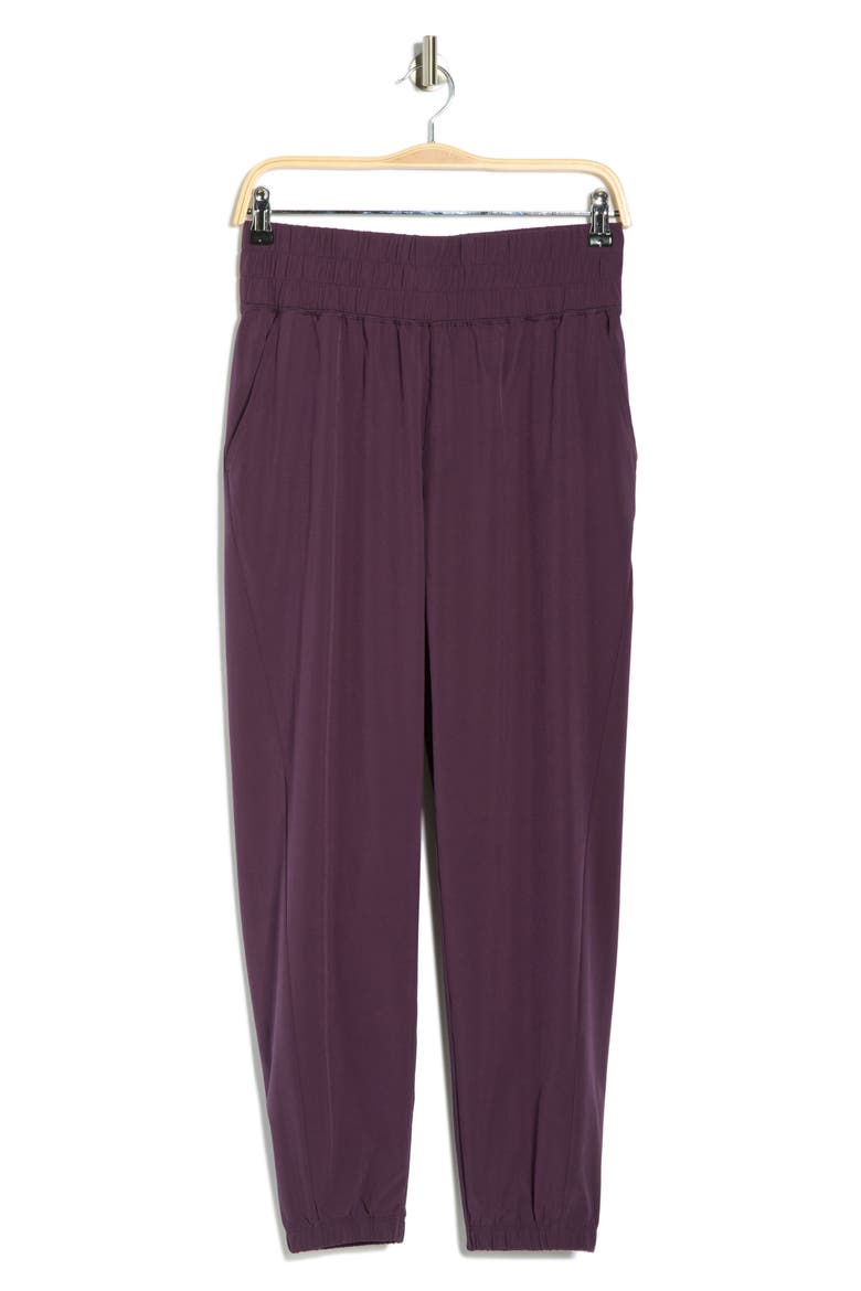 Interval High Waist Track Pants, Alternate, color, PURPLE NEBULA