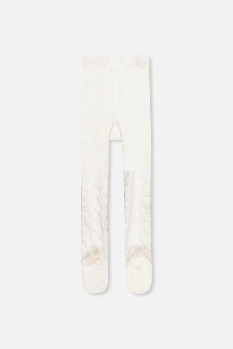 Knit Textured Tights, Alternate, color, Off-White