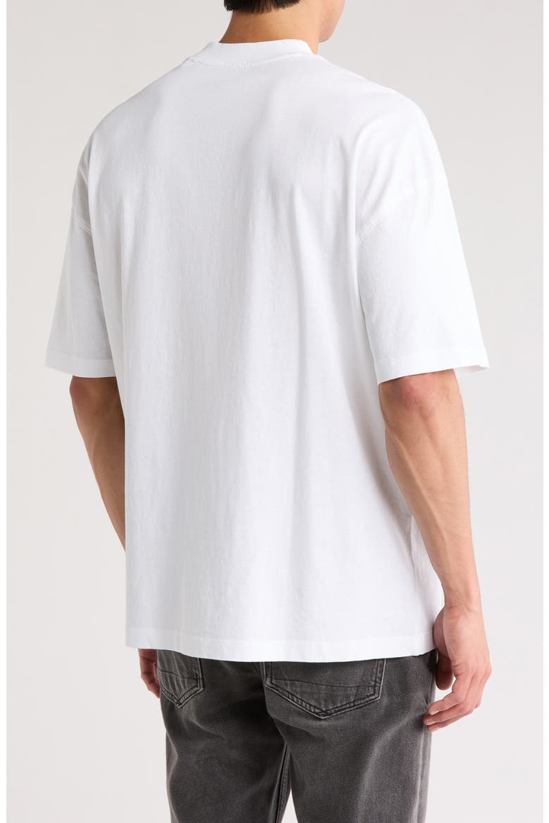 Burman Logo Cotton T-Shirt, Alternate, color, OPTIC WHITE