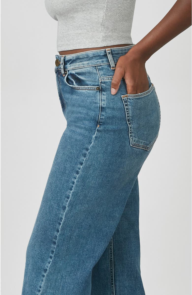 Lola Jeans Milan Ultra High Rise Wide Leg Jeans, Alternate, color, Dim Sky