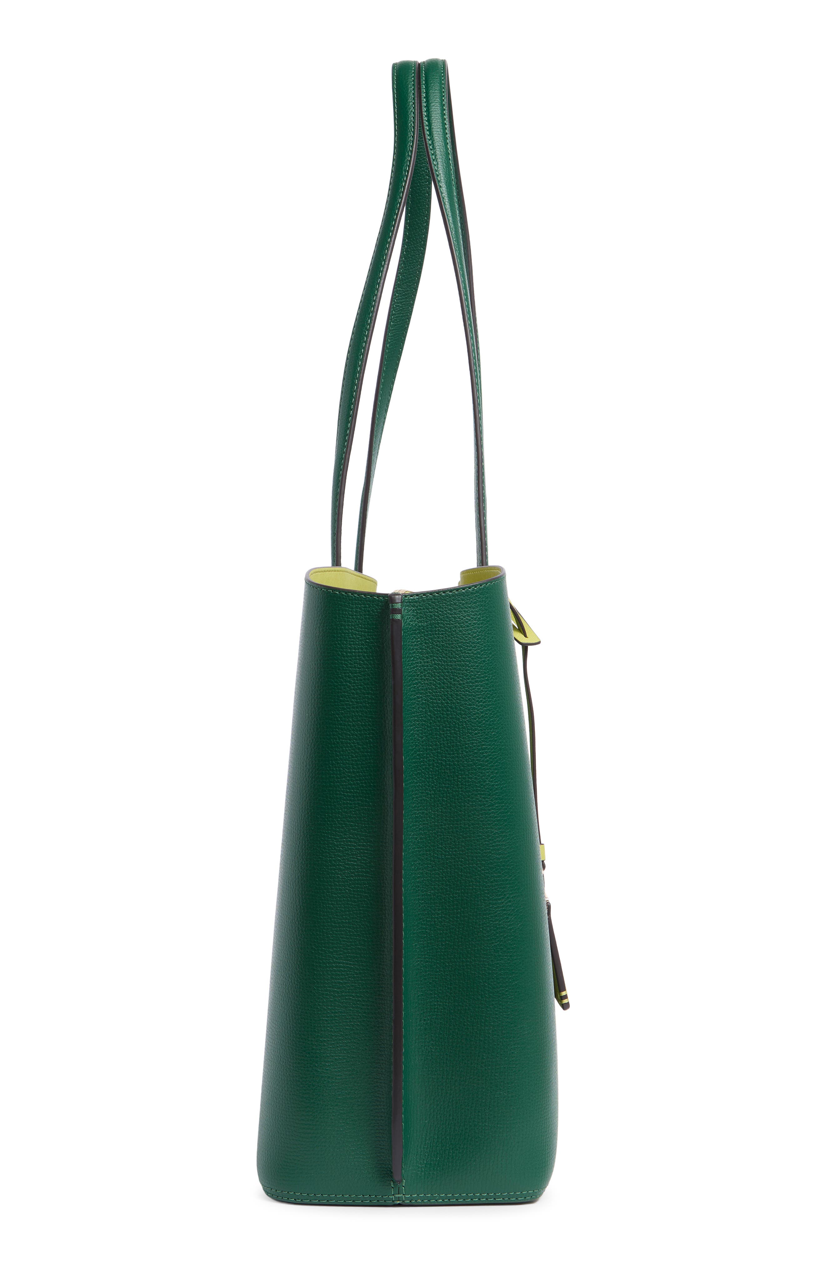 suite leather tote, Alternate, color, ARUGULA MULTI