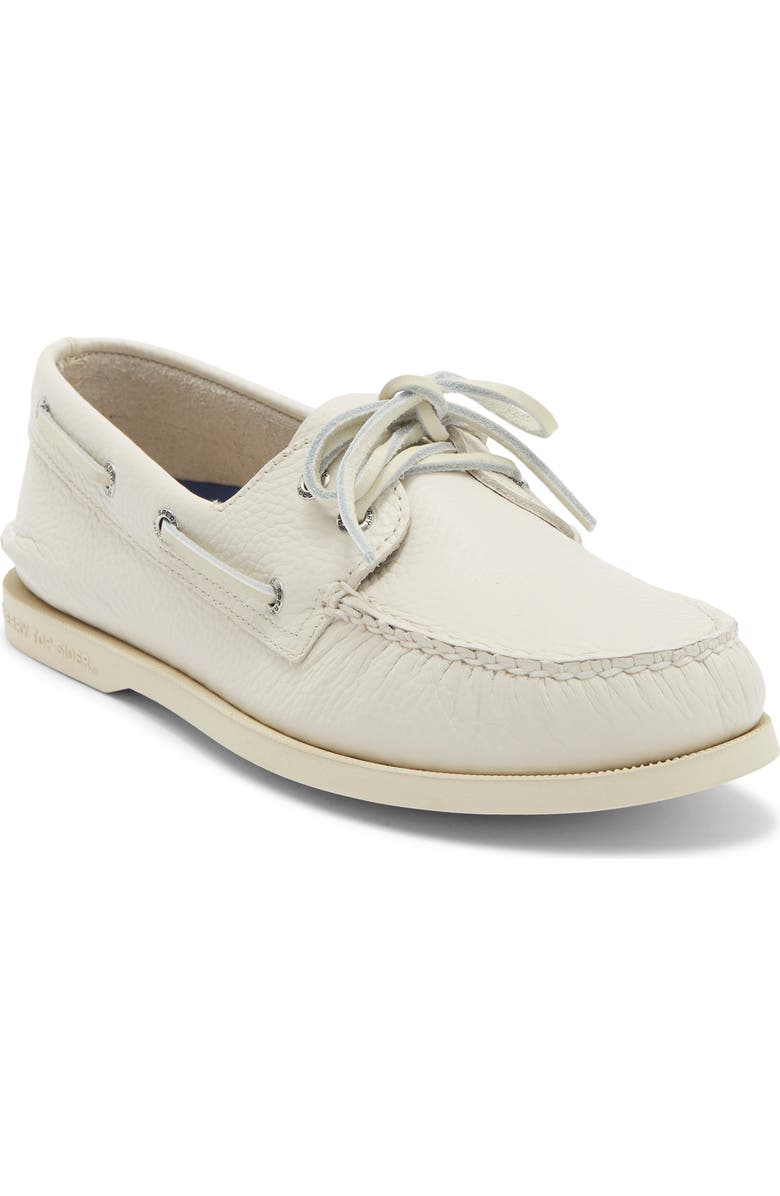 Sperry Authentic Original Boat Shoe, Alternate, color, White