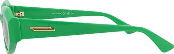 52mm Oval Sunglasses