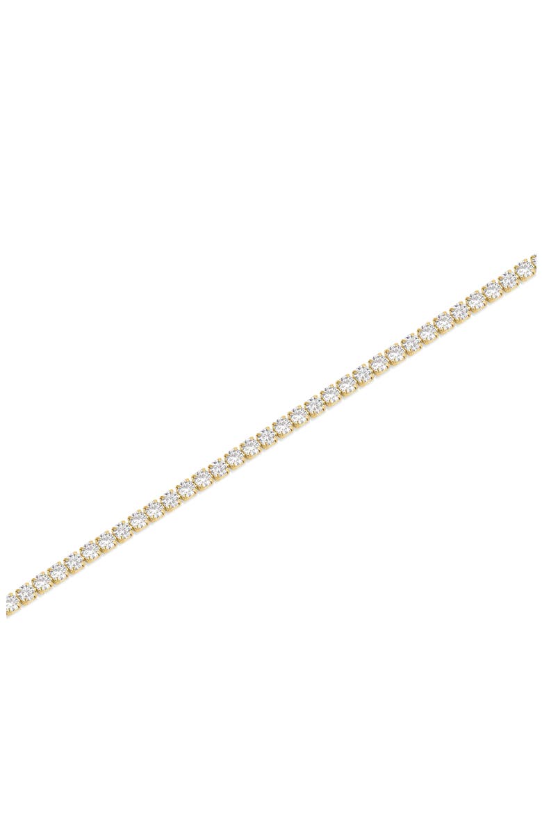 Luxe Cubic Zirconia Tennis Bracelet, Alternate, color, GOLD