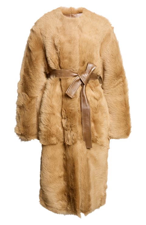 Demi Genuine Shearling Coat