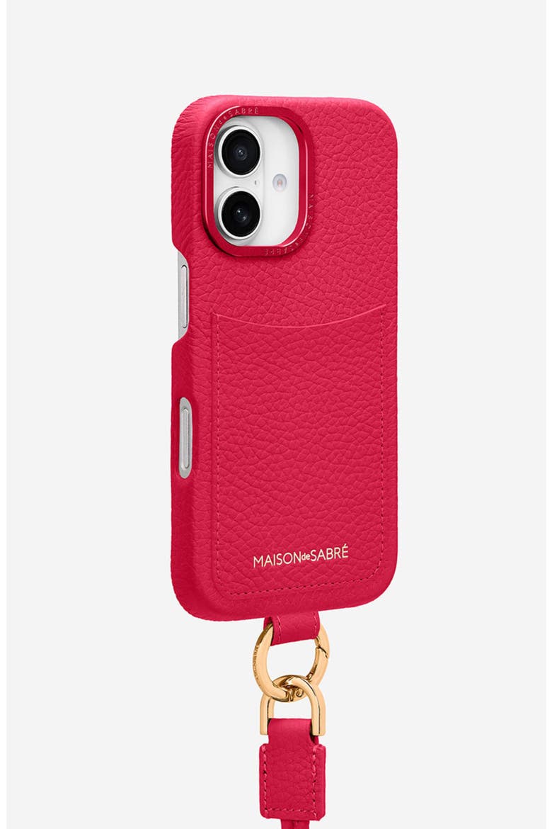 Sling Phone Case iPhone 16, Alternate, color, Shibuya Fuchsia