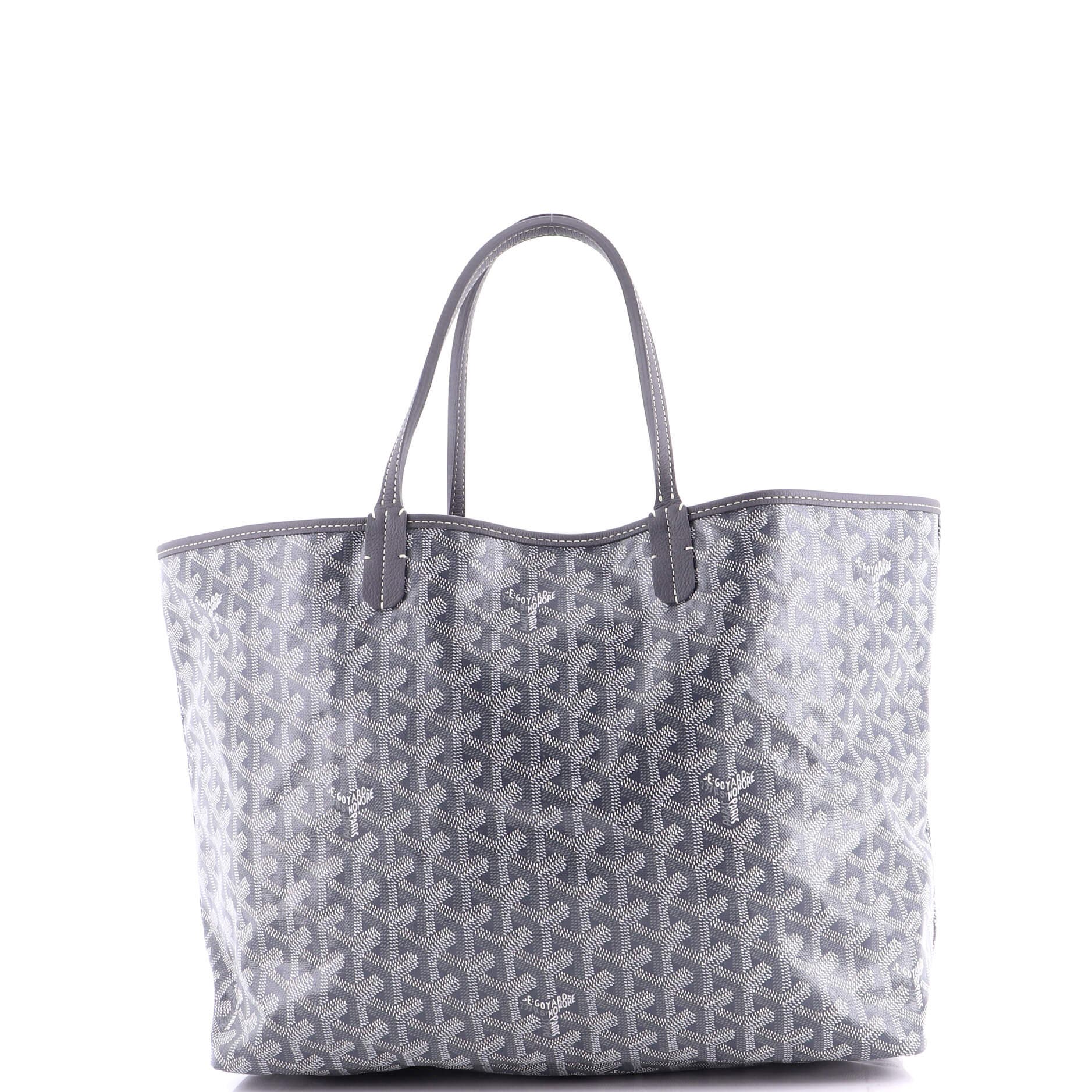 Pre-Owned Goyard Saint Louis Tote Coated Canvas PM, Alternate, color, Gray