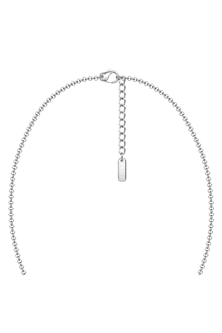 Stainless Steel Bar Pendant Necklace, Alternate, color, SILVER