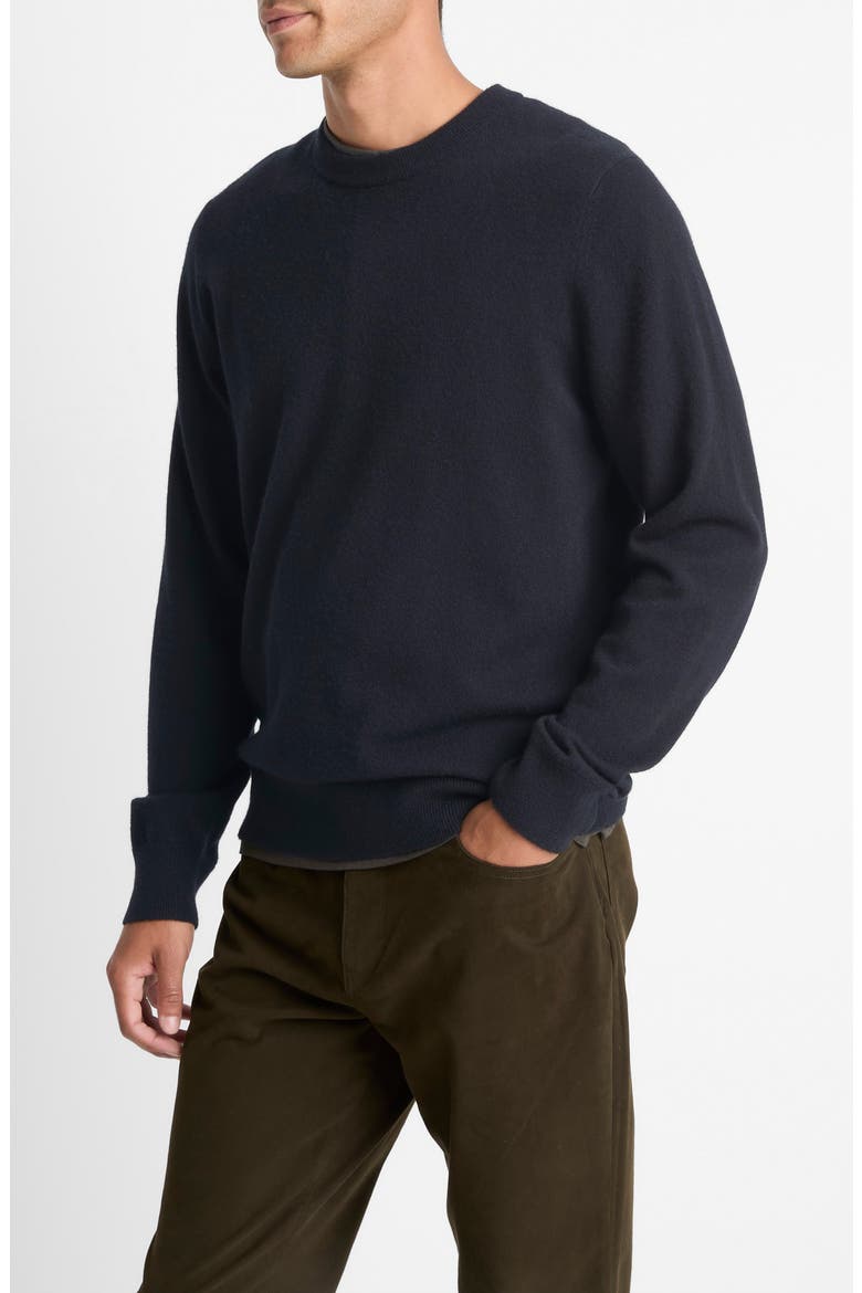 Cashmere Crewneck Sweater, Alternate, color, COASTAL