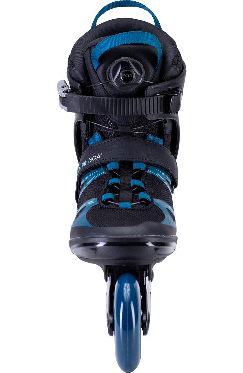 K2 F.I.T. 90 Boa Mens Inline Skates, Alternate, color, Black/Blue