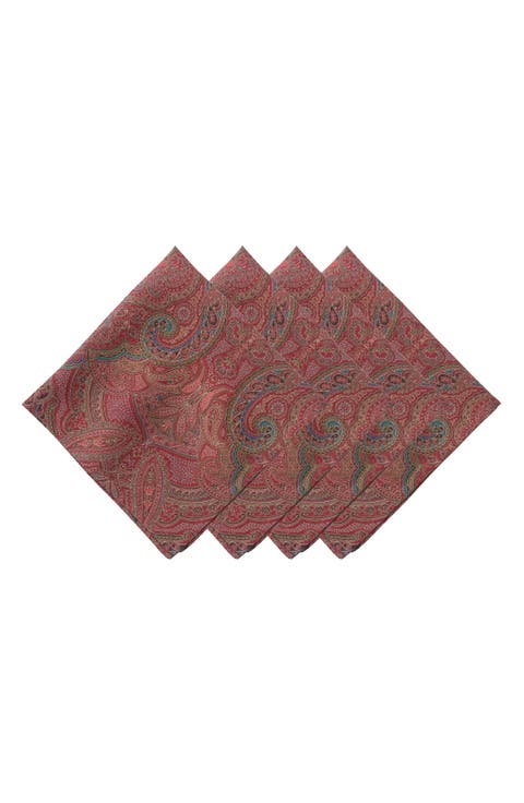 Paisley Set of 4 Napkins