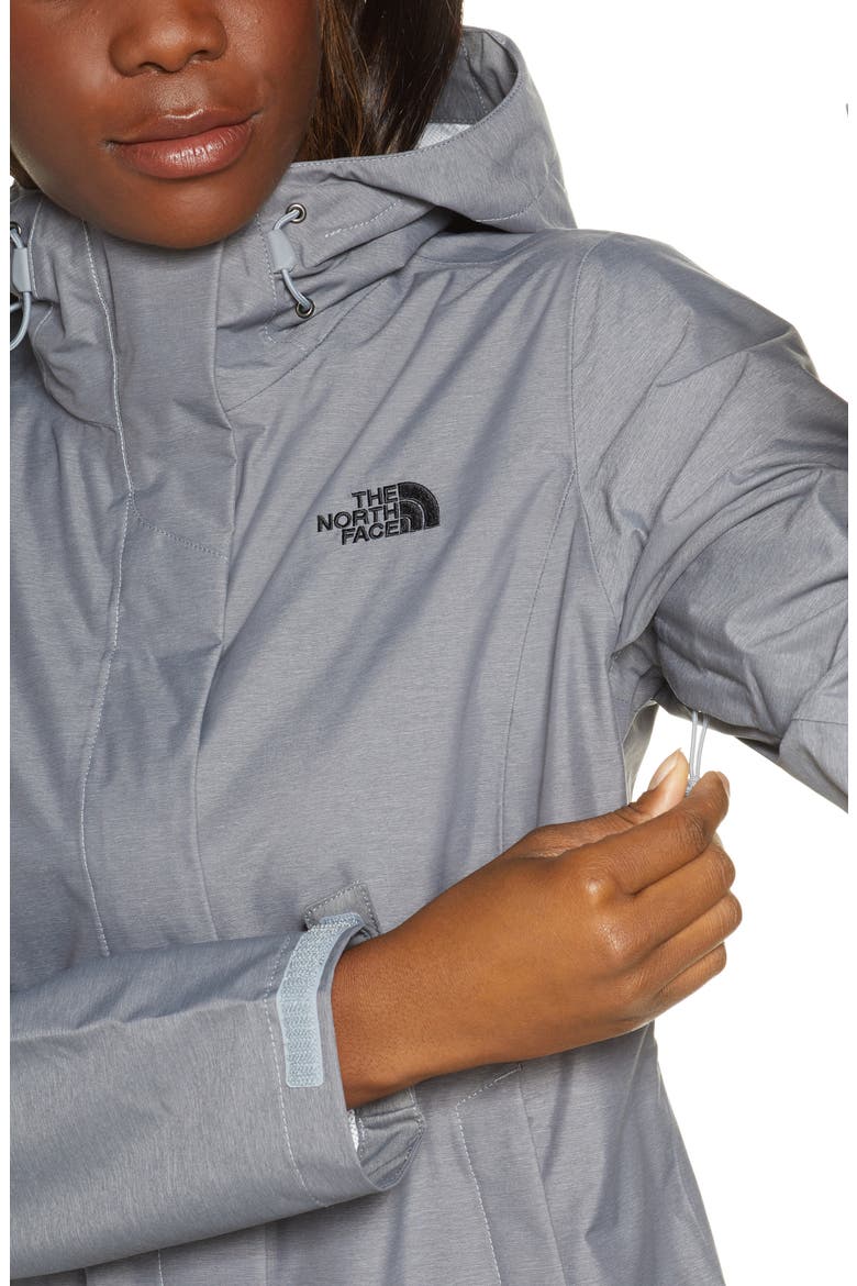 Venture 2 Waterproof Jacket, Alternate, color, TNF MED GREY HEAT/TNF BLACK