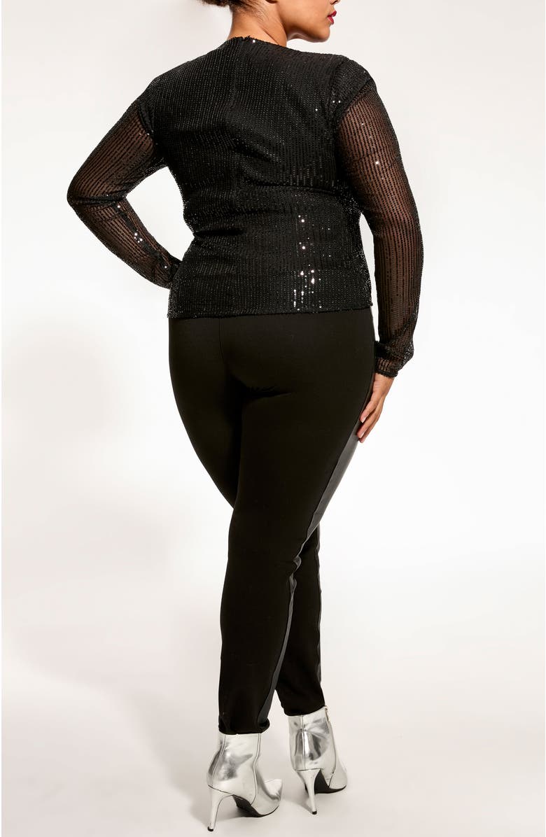 AS by DF Honor Shoulder Top, Alternate, color, Black