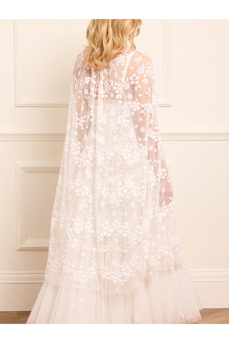 Maeva Midaxi Cape, Alternate, color, Swan White