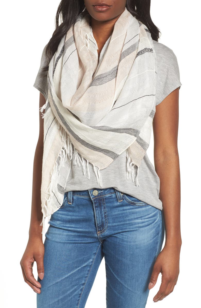 Caslon<sup>®</sup> Stripe Scarf, Main, color, 