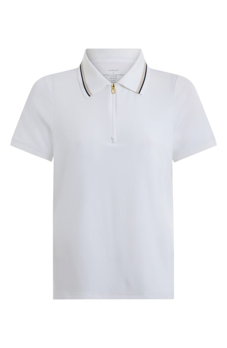 Varley Elton Performance Polo, Alternate, color, White