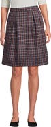 Lands' End Top of Knee Plaid Skort