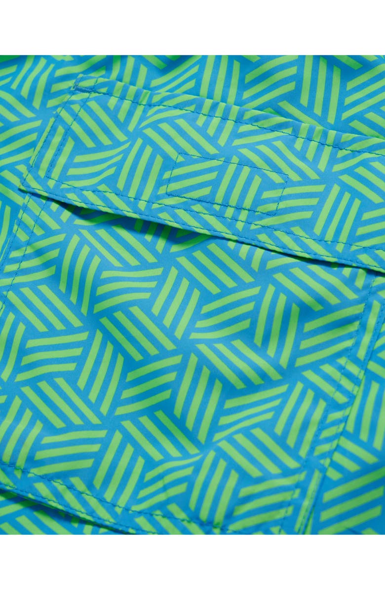 Psycho Bunny Jasper Print Swim Trunks, Alternate, color, 