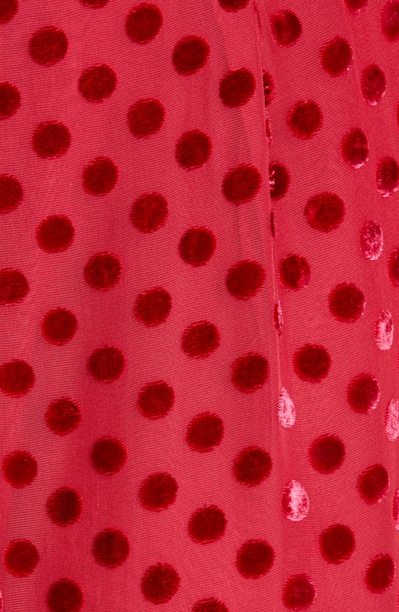 RIXO Elsie Silk Blend Long Sleeve Dress, Alternate, color, 