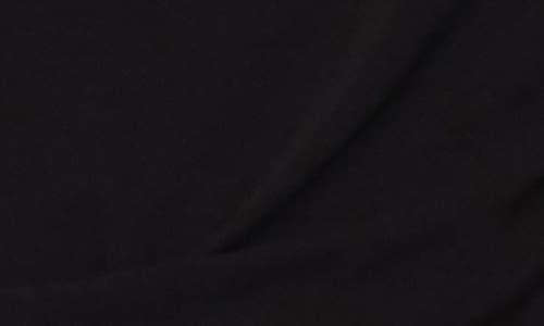 Melloday Buckle Front Extended Sleeve Top In Black