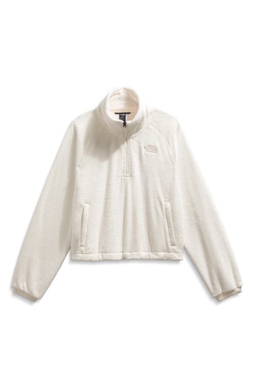 The North Face Osito Lux High Pile Fleece Jacket In White