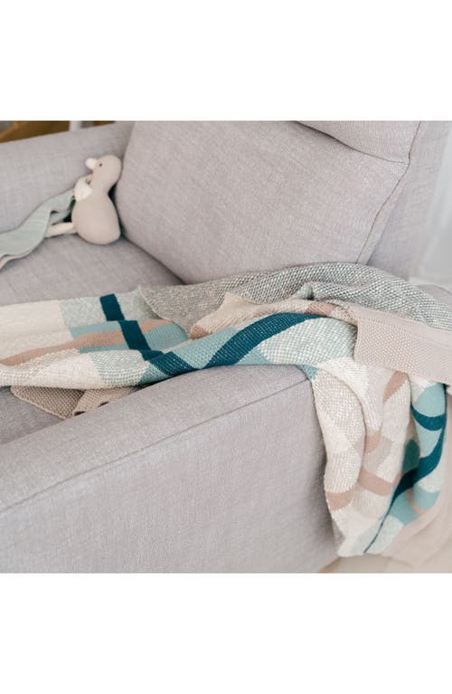 Crane Baby Unisex Charlie Farmhouse Knitted Plaid Blanket In Multi