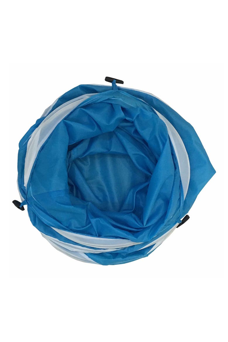 3-Way Kitting-Go-Seek Cat Tunnel, Alternate, color, BLUE/ WHITE
