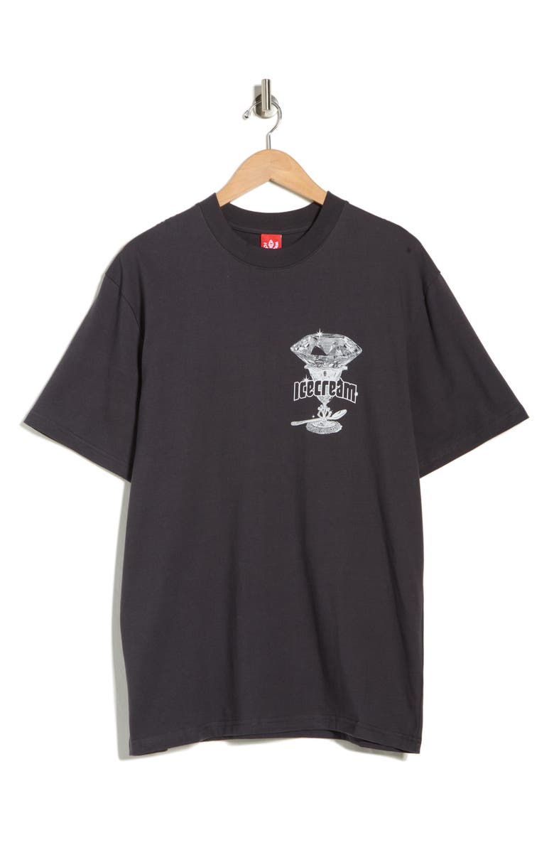 ICECREAM Spoon Oversize Graphic T-Shirt, Alternate, color, Charcoal Art