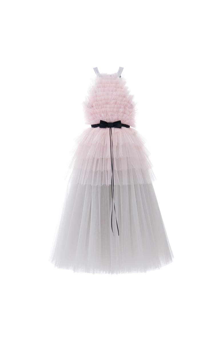 Tulleen Lowana Halter Gown, Alternate, color, Pink