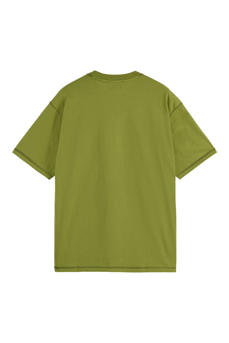 Relaxed Fit Cotton Logo T-Shirt, Alternate, color, CALLA GREEN