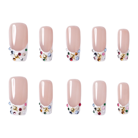 Las Vegas - Medium Square Press-on Nails