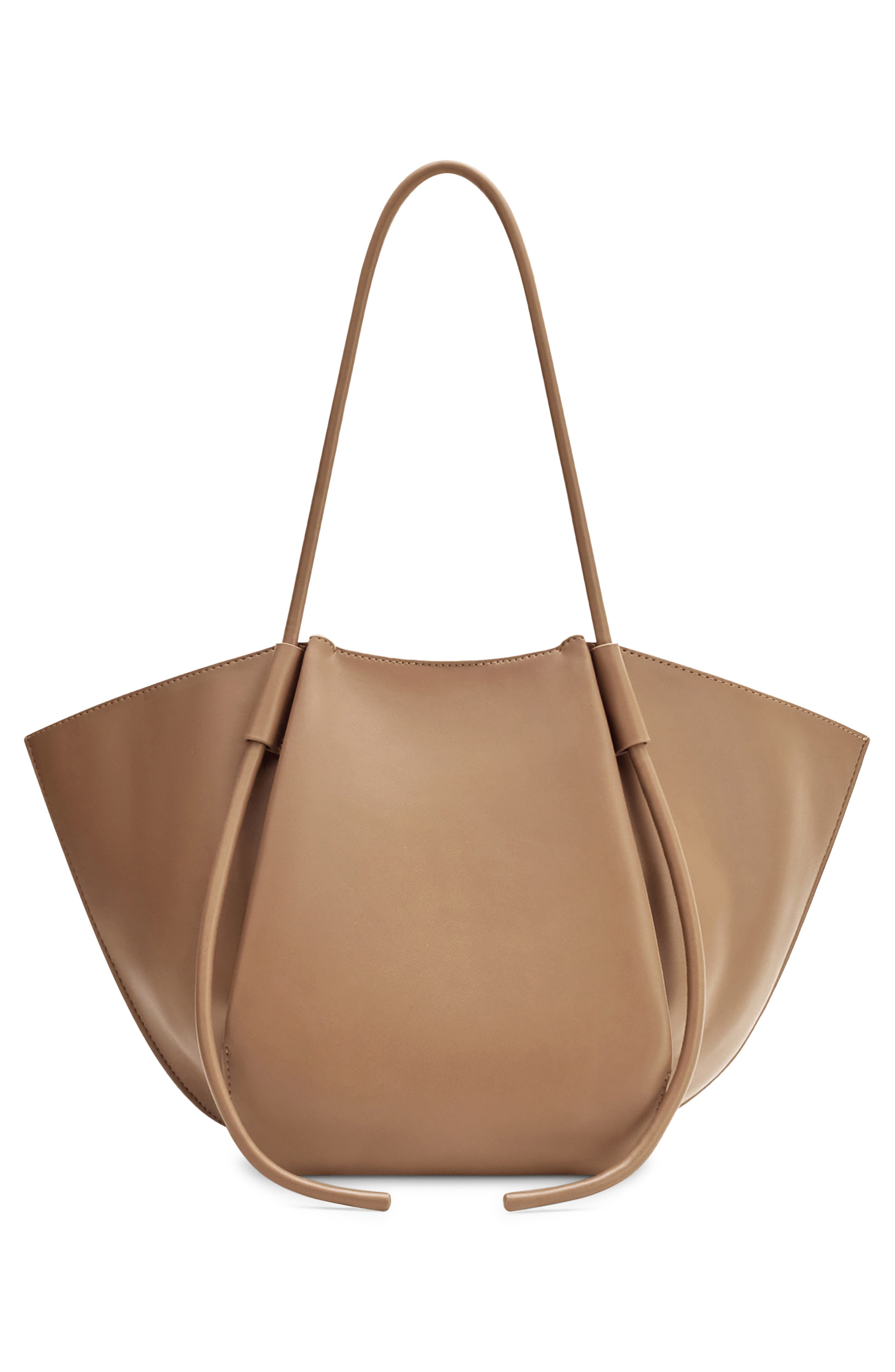 JW PEI Nala Faux Leather Wide Tote, Alternate, color, Clay Brown