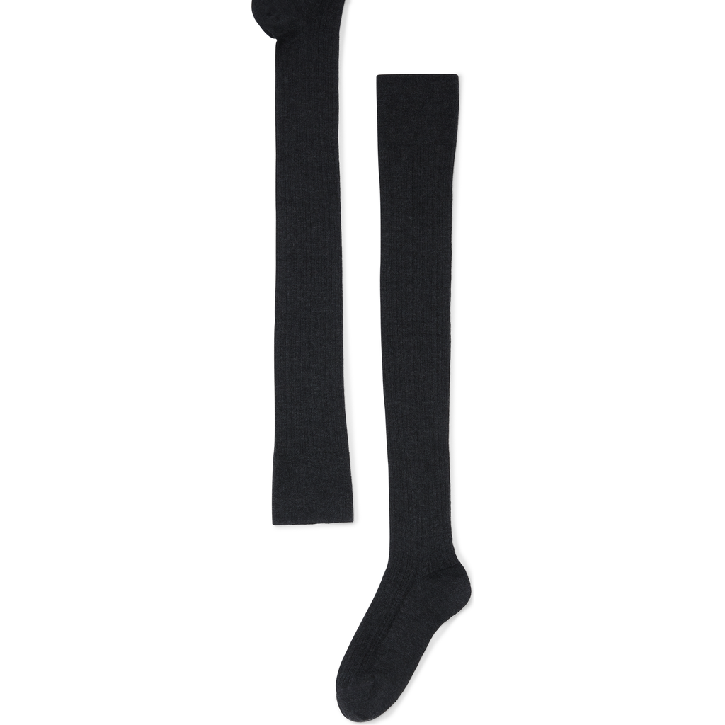Brunello Cucinelli Cashmere Knit Socks In Black