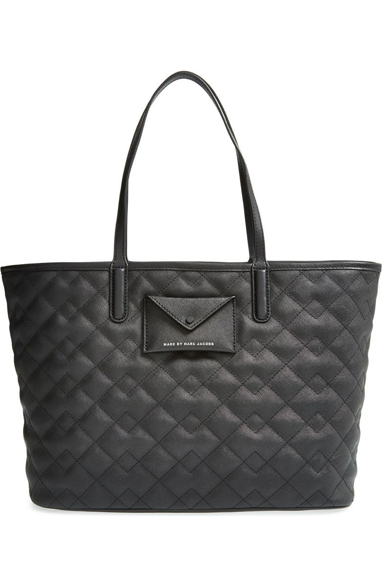 Marc Jacobs MARC BY MARC JACOBS Quilted Leather Tote, Main, color,