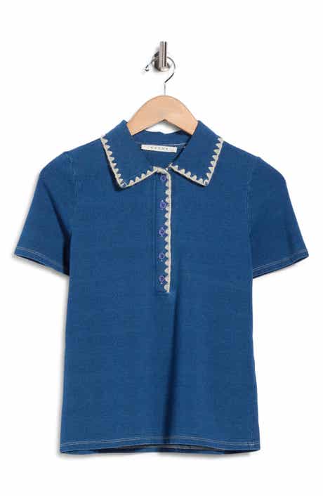 Blanket Stitch Polo