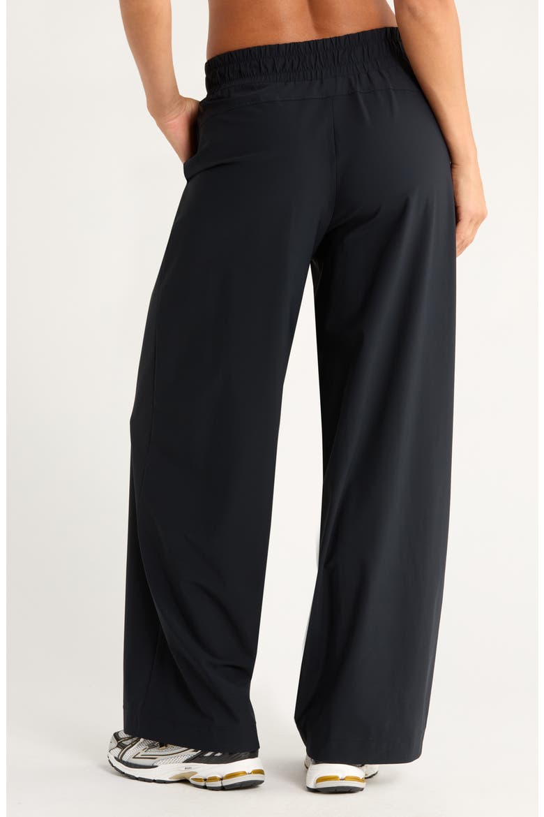 Transit Wide Leg Pants, Alternate, color, BLACK