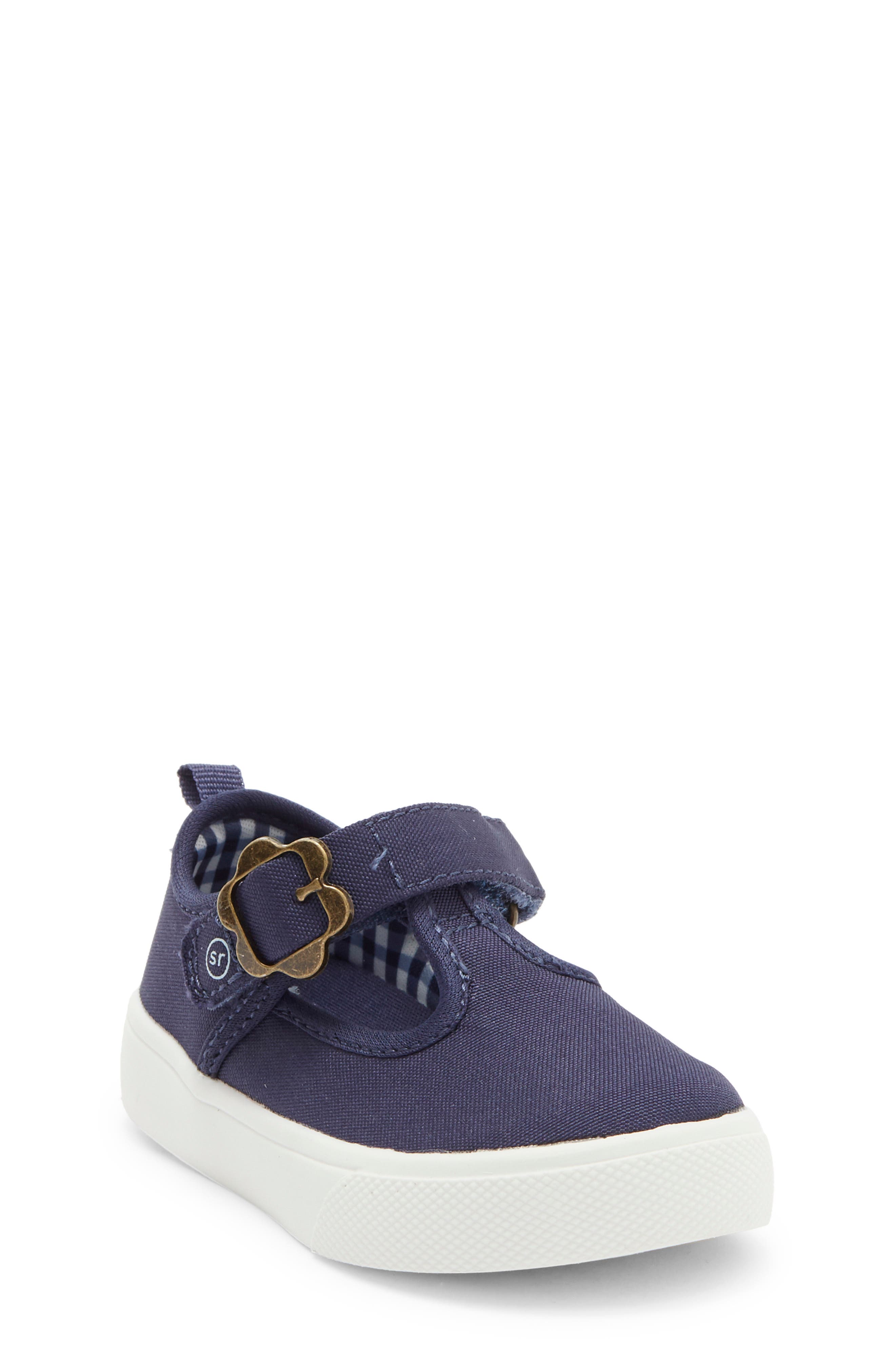 Stride Rite Kids' Gia Canvas Sneaker, Main, color, Navy