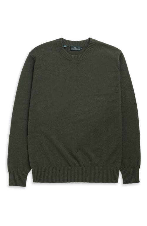 Rodd & Gunn Stewart Island Wool & Cahsmere Crewneck Sweater In Green