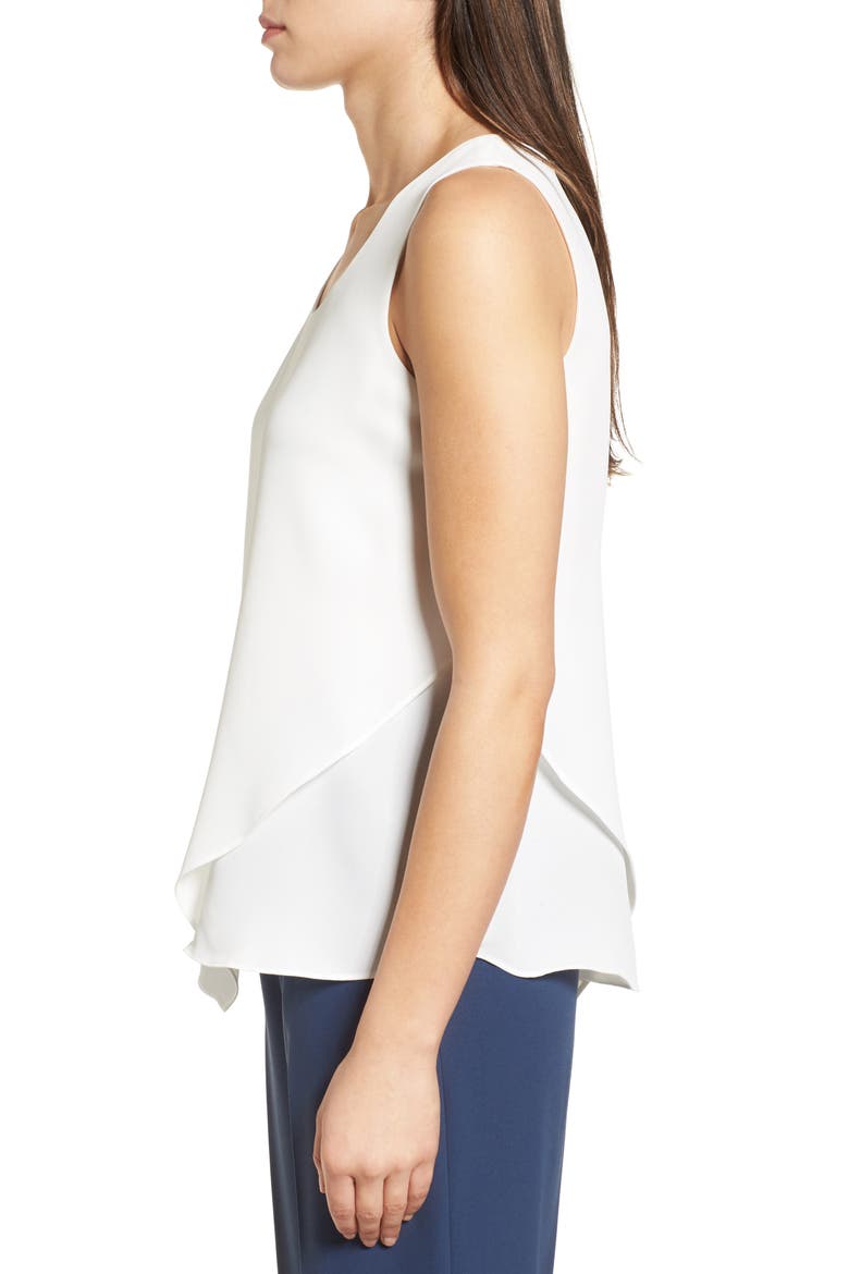 Promenade Asymmetrical Double Layer Tank, Alternate, color, PAPER WHITE