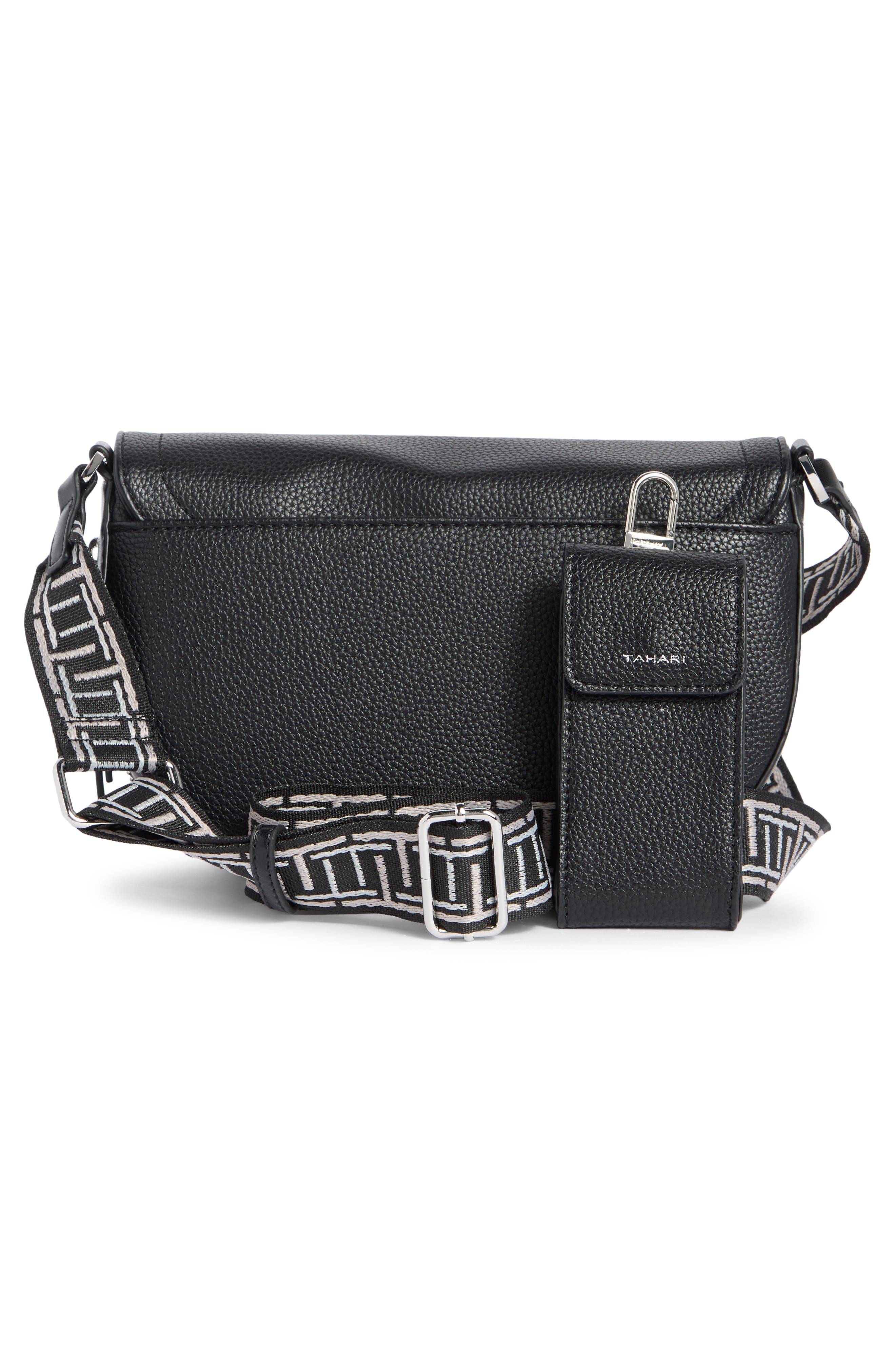 T Tahari Marcy Expandable Crescent Crossbody Bag, Alternate, color, 