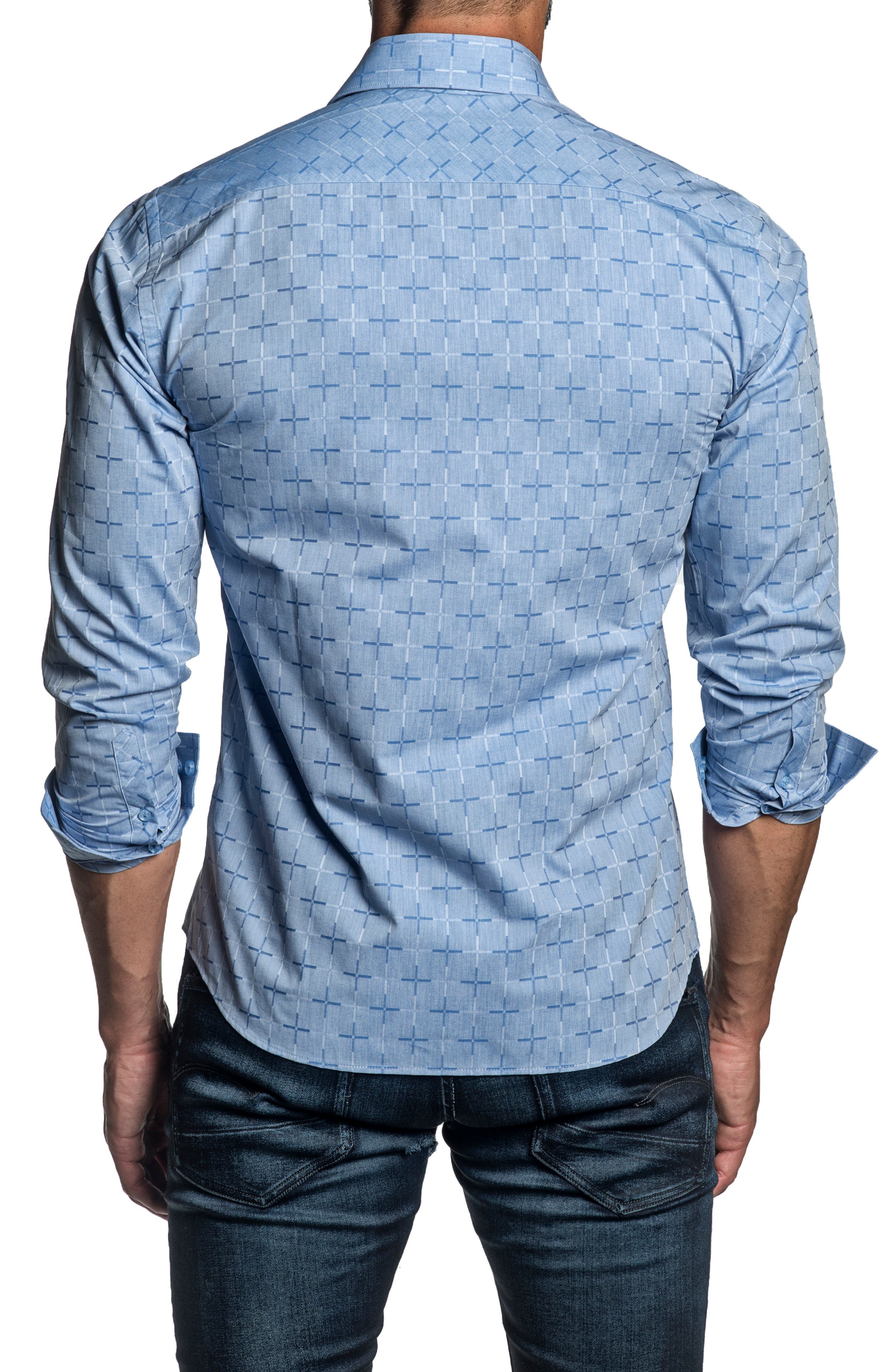 Jared Lang Regular Fit Check Button-Up Shirt (Men) | Nordstrom