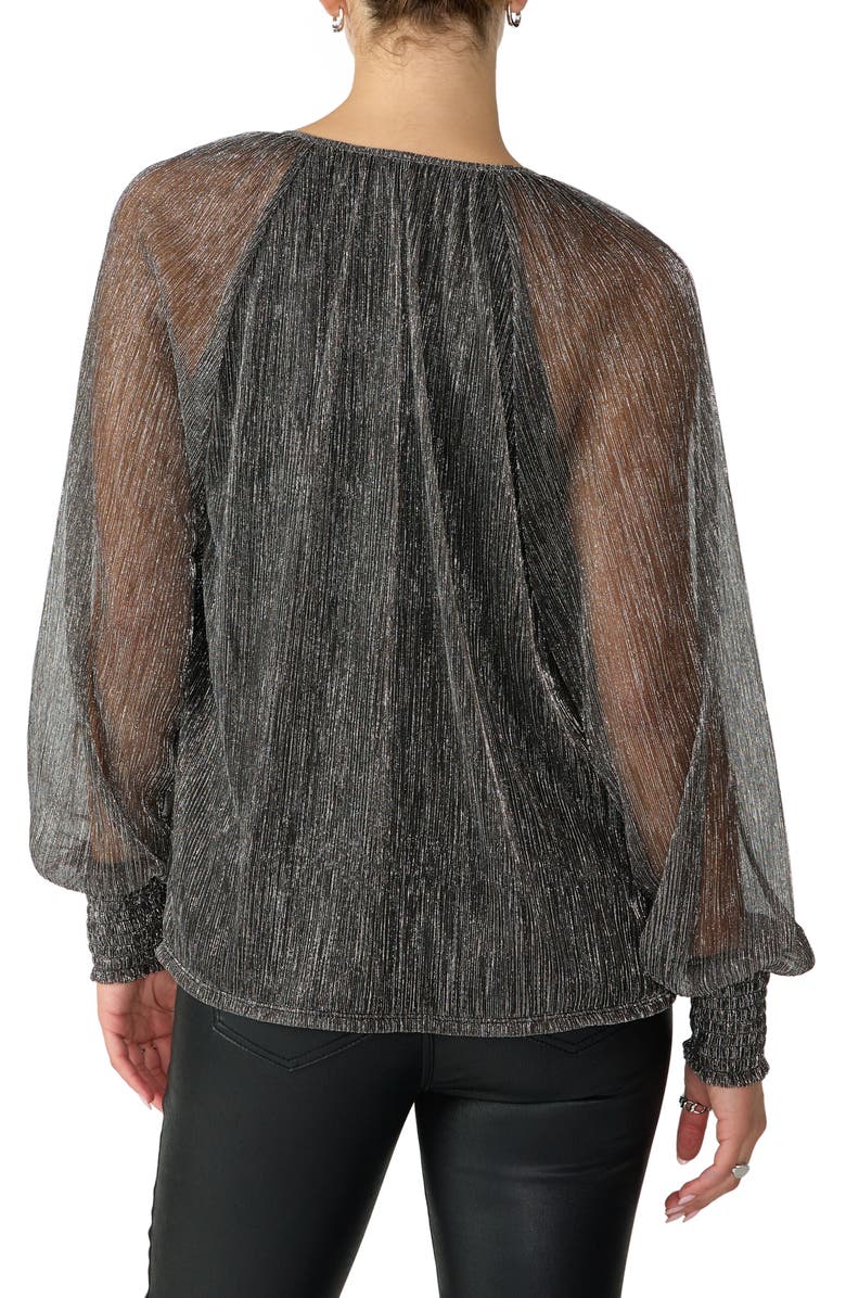 Sanctuary Love Always Metallic Knit Top, Alternate, color,
