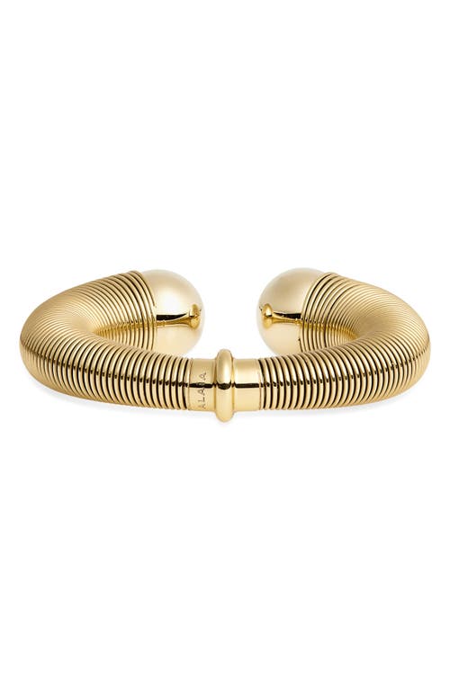 Alaïa Spiral Cuff Bracelet In Gold