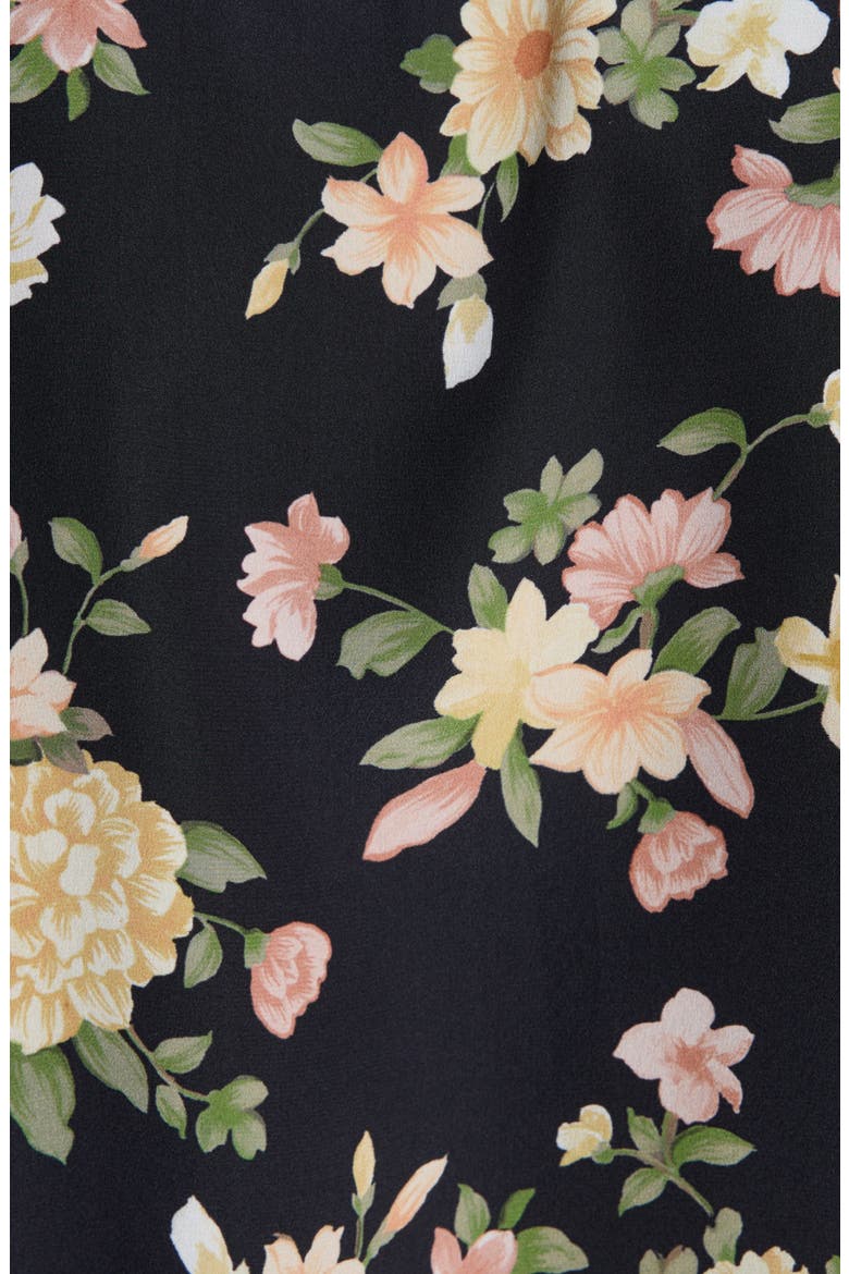 Hendrix Floral Silk Button-Down Shirt, Alternate, color, ZDPCO COMBO PINK/ ORANGE