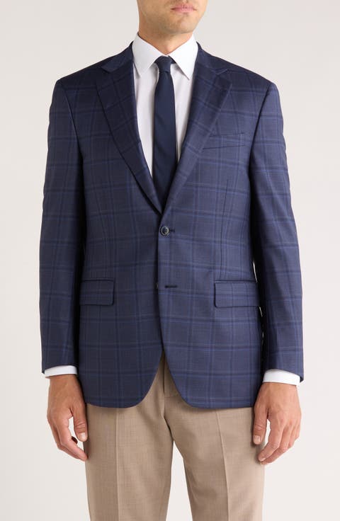 Plaid Wool Blazer